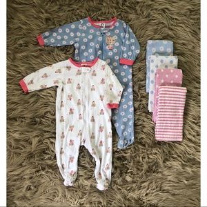 *Baby Girls 3-6mth Pink & Blue Set*